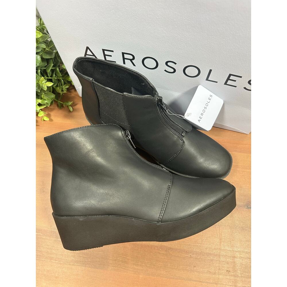 Aerosoles Women's Carin Ankle Boots Black‎ Size 6